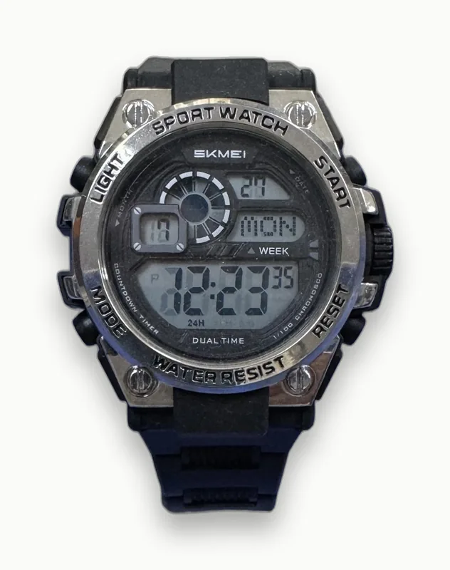 Годинник Skmei 2318 цифровий Dual Time, чорний