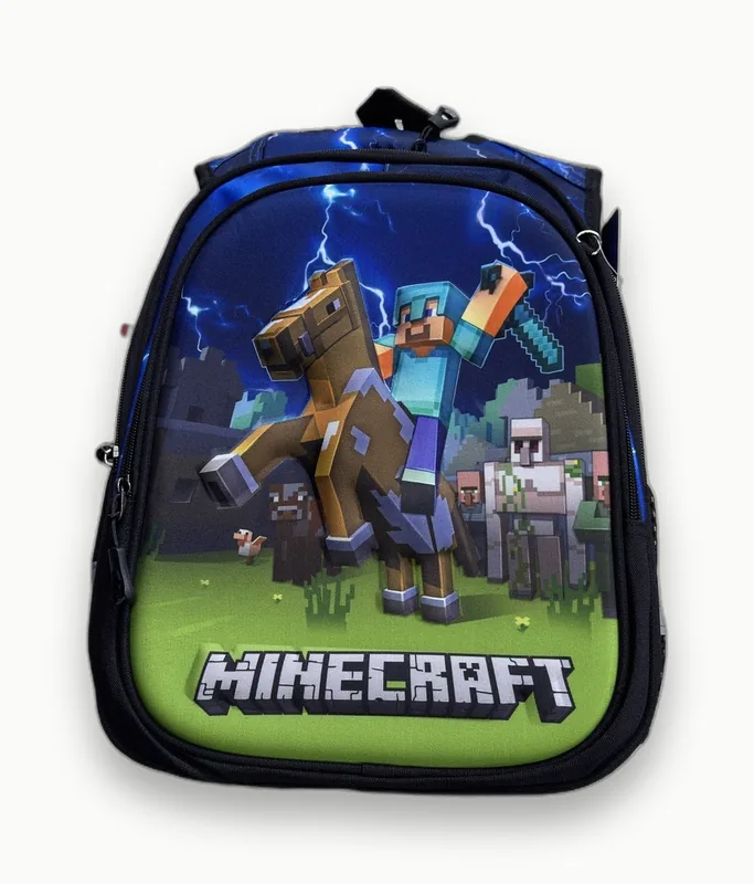 Рюкзак шкільний Minecraft, синій
